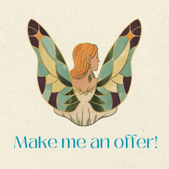 Glittery Pink Ghost Dangle Earrings (Pacman Style) - Picture 8 of 8